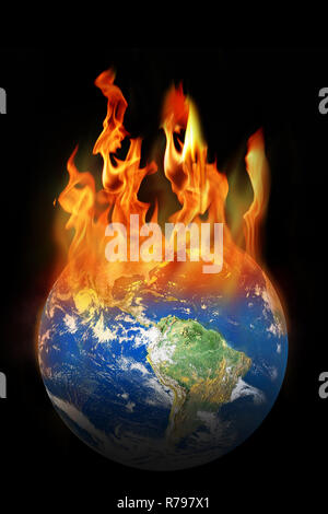 le réchauffement climatique Banque D'Images