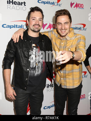 New York City, New York, USA. 7 Décembre, 2018. DUSTIN BELT ET KENDALL SCHMIDT de l'assister à l'entraînement de groupe HEFFRON 2018 Z100's Jingle Ball tenue au Madison Square Garden. Credit : Nancy/Kaszerman ZUMA Wire/Alamy Live News Banque D'Images