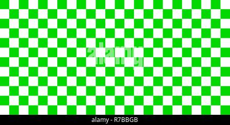 Arrière-plan en damier vert Banque D'Images