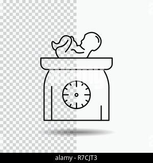 Sur L Icone De La Ligne De Balances Bebe Concept Sur Les Balances Bebe Television Vector Symbole Signe Contours Illustration Image Vectorielle Stock Alamy