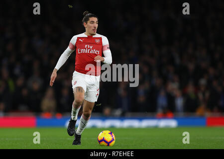 Londres, Royaume-Uni. 8e Dec 2018. Hector Bellerin d'Arsenal - Arsenal v Huddersfield Town, Premier League, Emirates Stadium, Londres (Holloway) - 8 décembre 2018 Editorial - N'utilisez que des restrictions s'appliquent : DataCo crédit limité/Alamy Images Journée Vivre NewsEditorial uniquement, licence requise pour un usage commercial. Aucune utilisation de pari, de crédit : journée limitée/Alamy Images Live News Banque D'Images