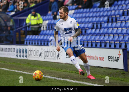 Birkenhead, UK. 8e Dec 2018. James Norwood de Tranmere Rovers en action. L'EFL Skybet ligue de football match Tranmere Rovers, deux v Cambridge Utd à Prenton Park, Birkenhead, Wirral le samedi 8 décembre 2018. Cette image ne peut être utilisé qu'à des fins rédactionnelles. Usage éditorial uniquement, licence requise pour un usage commercial. Aucune utilisation de pari, de jeux ou d'un seul club/ligue/dvd publications. Photos par Chris Stading/Andrew Orchard la photographie de sport/Alamy live news Banque D'Images