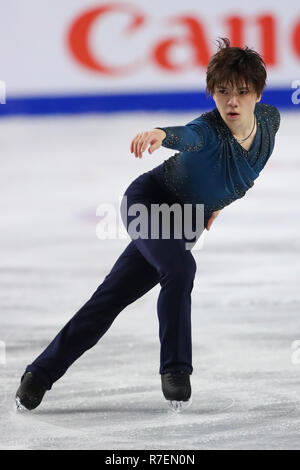 Doug Mitchell Thunderbird Sports Centre, Vancouver, BC, Canada. 7 Décembre, 2018. Shoma Uno (JPN), 7 décembre 2018 - Patinage Artistique : 2018 ISU Grand Prix of Figure Skating Final Men's patinage libre au Doug Mitchell Thunderbird Sports Centre, Vancouver, BC, Canada. Credit : YUTAKA/AFLO SPORT/Alamy Live News Banque D'Images