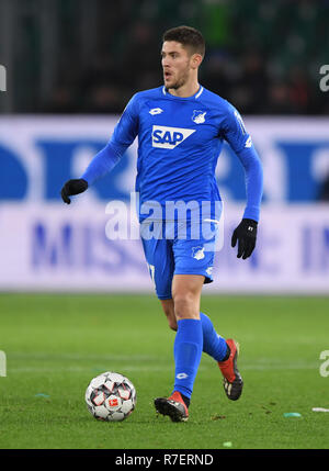 Wolfsburg, Allemagne. Le 08 déc, 2018. Andrej Kramaric (TSG Hoffenheim). GES/football/Football : VfL Wolfsburg - TSG 1899 Hoffenheim, 08.12.2018 Le football : 1ère ligue : VfL Wolfsburg vs TSG 1899 Hoffenheim, Wolfsburg, le 8 décembre 2018 | Conditions de crédit dans le monde entier : dpa/Alamy Live News Banque D'Images