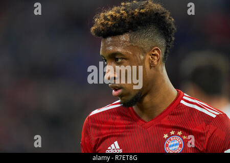 Munich, Allemagne. 8 décembre 2018. Kingsley COMAN, FCB 29 demi-taille, portrait, FC BAYERN MUNICH - 1.FC Nuremberg 3-0 - DFL RÈGLEMENT INTERDIT TOUTE UTILISATION DES PHOTOGRAPHIES comme des séquences d'images et/ou quasi-vidéo - 1.ligue de soccer allemand , Munich, Décembre 08, 2018, 14 ème journée de la saison 2018/2019, FCB, 1.FC Nürnberg © Peter Schatz / Alamy Live News Banque D'Images