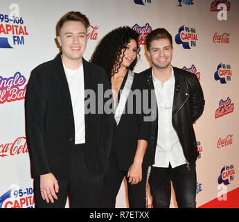 Sonny Jay, espérons Vick, Romaine Kemp's Capital Jingle Bell Ball avec Coca-Cola au London's O2 Arena, le 9 décembre 2018, Londres, Royaume-Uni. Credit Photo : Alamy/Capital Live News Banque D'Images