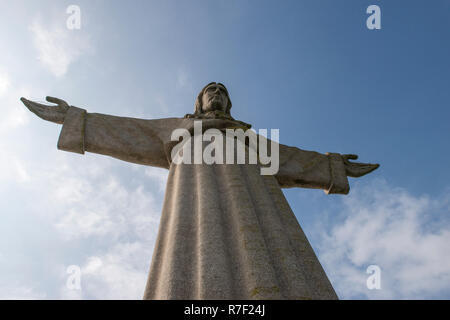 Statue du Cristo Rei, Almada, Lisbonne, Lisbonne, Portugal, Lisboa Région Banque D'Images