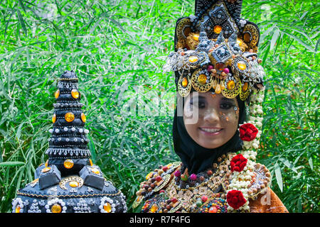 Jember Fashion Festival et Carnaval, l'Est de Java, Indonésie Banque D'Images