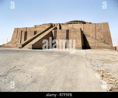 Une photo de la ziggourat en Iraq Banque D'Images