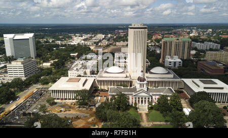 La capitale de Tallahassee Floride tient le gouvernement office building illustré ici Banque D'Images