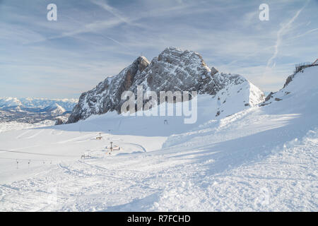 Alpes autrichiennes en hiver Banque D'Images
