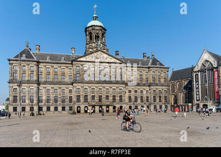 Palais Royal Amsterdam sur la Place Dam à Amsterdam, Pays-Bas Banque D'Images