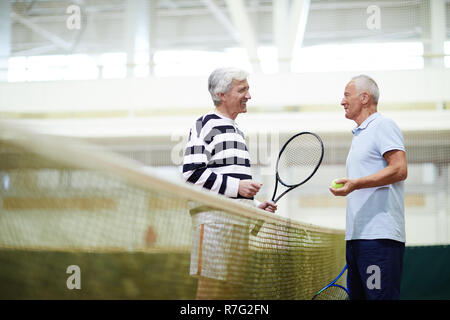 Les joueurs par net Banque D'Images