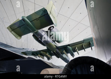 Fairchild A-10 Thunderbolt d'aéronefs en exposition à l'American Air Museum, Cambridge, Royaume-Uni Banque D'Images