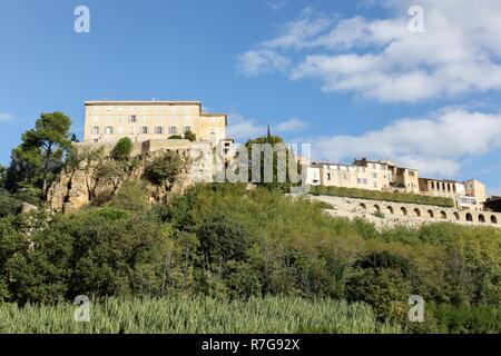 Village de Lauris en Luberon, Provence, France Banque D'Images