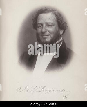 J.P. Benjamin, Sénateur de Louisiane, trente-cinquième Congrès, half-length portrait, vers 1859 Banque D'Images