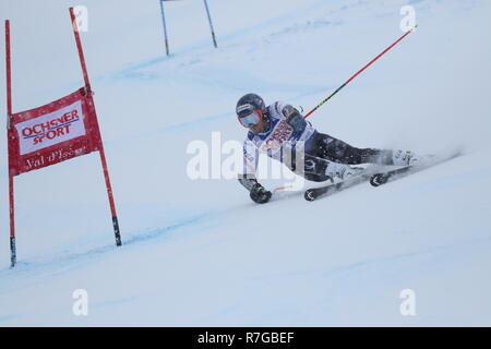 08 décembre 2018 Val d'Isère, France. Ted Ligety skieuse alpine USA en compétition dans le slalom géant hommes AUDI FIS Alpine Ski World Cup 2019 Banque D'Images