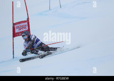 08 décembre 2018 Val d'Isère, France. Ted Ligety skieuse alpine USA en compétition dans le slalom géant hommes AUDI FIS Alpine Ski World Cup 2019 Banque D'Images