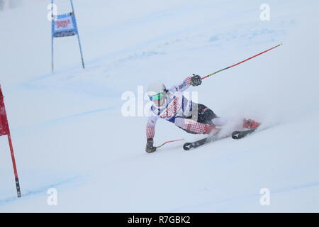 31/12/2018 08 Val d'Isère, France. Filip Zubcic sauteur à la Croatie en compétition dans le slalom géant hommes AUDI FIS Alpine Ski World Cup 2019 Banque D'Images