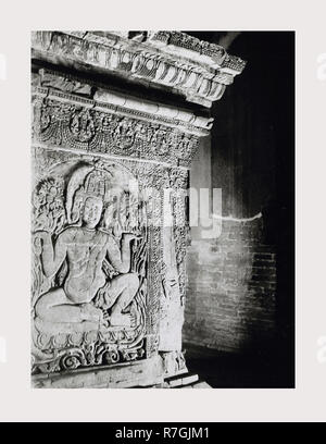 Le Myanmar, Birmanie, Pagan, Temple Nanpaya, 1966 ou plus tôt, villes perdues d'Asie, l'architecture, l'Asie du sud-est. Banque D'Images