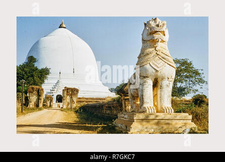 Le Myanmar, Birmanie, Rhône-Alpes,-kaung hmu-daw Pagoda, 1966 ou plus tôt, villes perdues d'Asie, l'architecture, l'Asie du sud-est. Banque D'Images