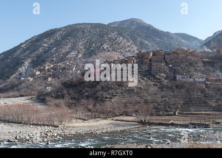 Vue sur la vallée du Panjshir, province du Panjshir, Afghanistan Banque D'Images