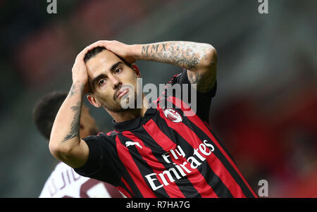 ESCLUSIVA MILAN Foto Spada/LaPresse 09 décembre 2018 Milano ( Italia ) sport calcio Milan vs Torino - Campionato di Calcio Serie A TIM 2018/2019 - Stadio San Siro Nella foto : Suso Photo Spada MILAN EXCLUSIF/LaPresse 09 décembre , 2018 Milan ( Italie ) sport soccer Milan vs Torino - championnat de football italien une ligue TIM 2018/2019 - San Siro dans le pic : Suso Banque D'Images