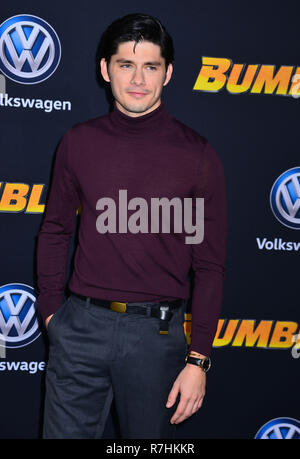 Los Angeles, USA. 09Th Nov, 2018. Ricardo Hoyos arrive à la première de Paramount Pictures' 'Bumblebee' au théâtre chinois de Grauman le 9 décembre 2018 à Hollywood, Californie. Credit : Tsuni/USA/Alamy Live News Banque D'Images