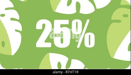 Bons de réduction 25  % de réduction. Offre spéciale. Coffrets cadeaux dans l'arrière-plan. Illustration de Vecteur