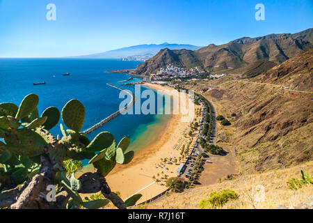 Plage Las Teresitas, Tenerife Banque D'Images