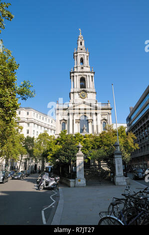 St Mary Le Strand, London, England, UK Banque D'Images