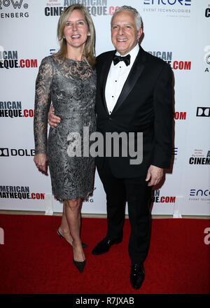 BEVERLY HILLS, LOS ANGELES, CA, USA - Le 29 novembre : Barbara Nash et Mark Badagliacca arrivent à la 32e Annual American Cinematheque Awards Gala tenu au Beverly Hilton Hotel le 29 novembre 2018 à Beverly Hills, Los Angeles, Californie, États-Unis. (Photo par Xavier Collin/Image Press Office) Banque D'Images