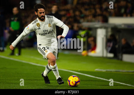 Huesca, Espagne. 09Th Nov, 2018. Isco du Real Madrid (22) au cours de la correspondance entre SD Huesca LaLiga et Real Madrid à El Alcoraz. Crédit : Daniel Marzo/Pacific Press/Alamy Live News Banque D'Images