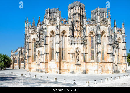 Monastère de Batalha, UNESCO World Heritage site, Batalha, district de Leiria, Portugal Banque D'Images