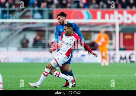 Emmen, Pays-Bas 09 décembre 2018 de l'Eredivisie néerlandaise de football : FC Emmen v Feyenoord Banque D'Images