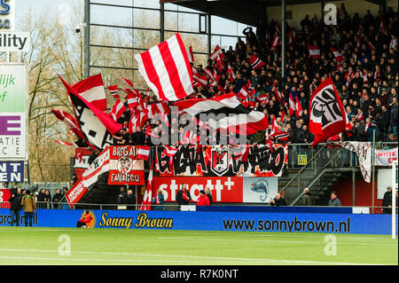 Emmen, Pays-Bas 09 décembre 2018 de l'Eredivisie néerlandaise de football : FC Emmen v Feyenoord FC Emmen Banque D'Images