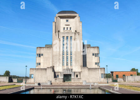 Radio Kootwijk abandonnés bâtiment. Ancienne station de radio dans les Pays-Bas Banque D'Images