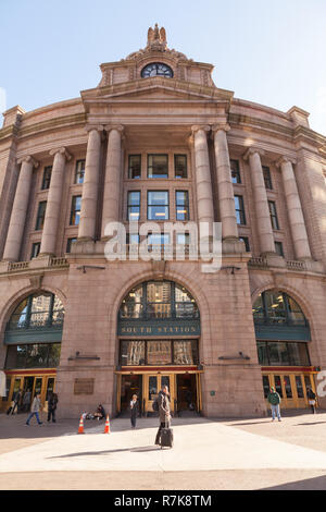 La gare du sud, Boston, Massachusetts, États-Unis d'Amérique. Banque D'Images