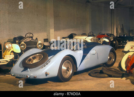 1936 Bugatti Type 57G Tank voiture de course Banque D'Images