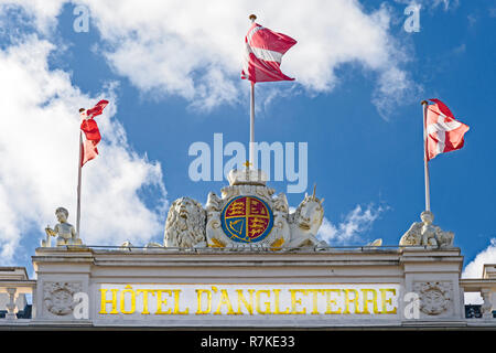 Copenhague, l'hôtel d'Angleterre suis Kongens Nytorv, Copenhague (Danemark) Banque D'Images