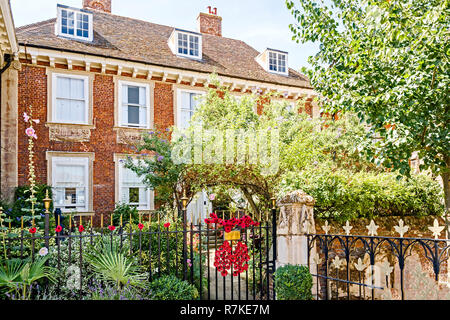 Huntingdon (Cambridgeshire) : maison près de All Saints' Church Banque D'Images