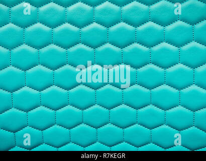 Cuir brillant texture background hexagonal. Banque D'Images