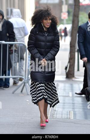 New York, NY, USA. 6e déc, 2018. Kerry Washington dehors et environ pour la célébrité Candids - THU, New York, NY Le 6 décembre 2018. Credit : Kristin Callahan/Everett Collection/Alamy Live News Banque D'Images