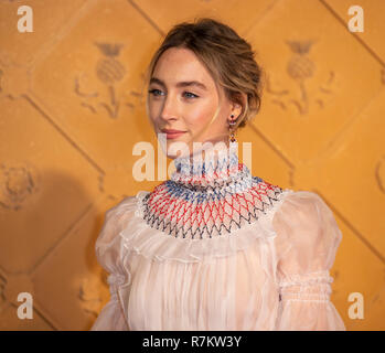 Londres, Royaume-Uni. 10 décembre 2018. Saoirse Ronan assiste à la première européenne de "Mary Queen of Scots" au Cineworld Leicester Square, le 10 décembre 2018 à Londres, en Angleterre. Crédit : Gary Mitchell, GMP Media/Alamy Live News Banque D'Images