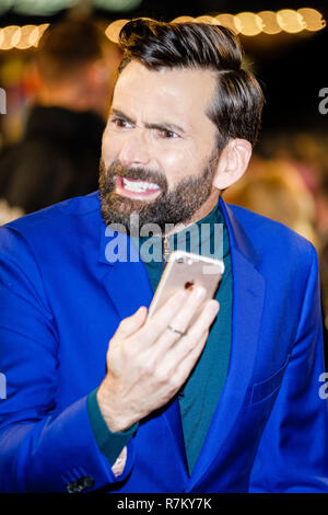 Londres, Royaume-Uni. 11Th Feb 2018. David Tennant à Marie, Reine des Écossais, première européenne, le lundi 10 décembre 2018 s'est tenue au Cineworld Leicester Square, Londres. Sur la photo : David Tennant. Credit : Julie Edwards/Alamy Live News Banque D'Images