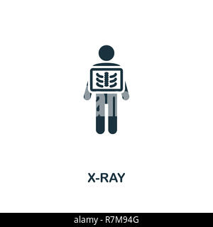 X-Ray icône. Style de design premium collection de soins. Perfect Pixel x-ray pour l'icône web design, applications, logiciels, l'utilisation d'impression. Banque D'Images