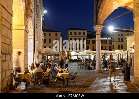 L'Italie, Vénétie, Padova, Padoue, Piazza della Frutta Banque D'Images