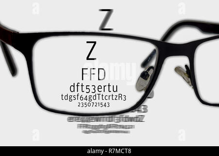 La vue opticien Banque D'Images