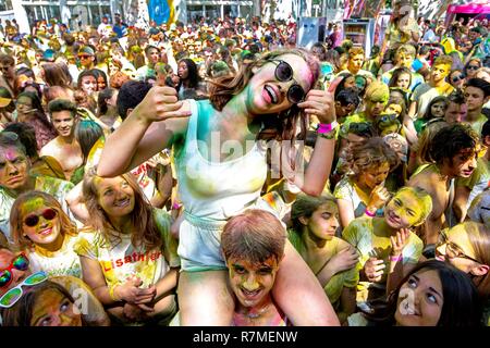 La France, l'Occitanie, Gard, Beaucaire, Parti de Holi Banque D'Images