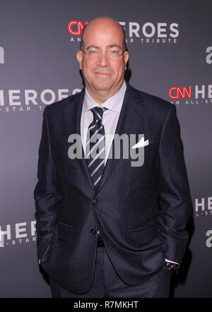 New York, NY - 9 décembre 2018 : président de CNN Jeff Zucker assiste à la 12e édition annuelle du CNN Heroes : An All-Star Tribute à l'American Museum of Natural History Banque D'Images